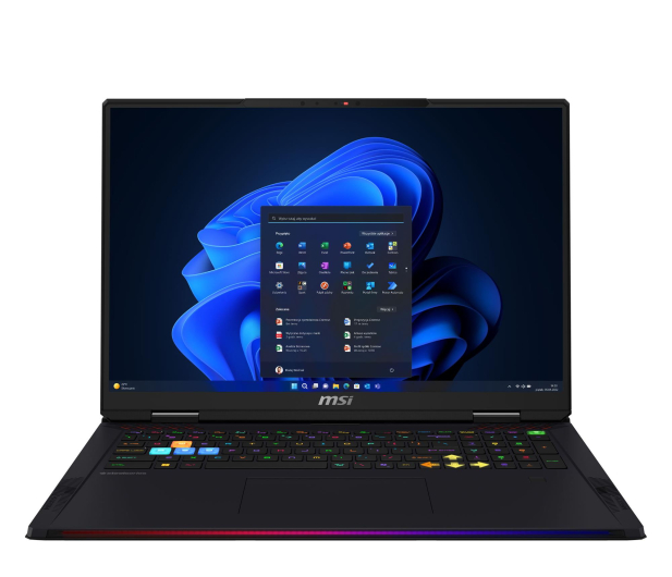 MSI Raider 18 Max HX Ultra 9-290HX Plus/64GB/2TB/Win11 RTX5090 - 1541201 - zdjęcie